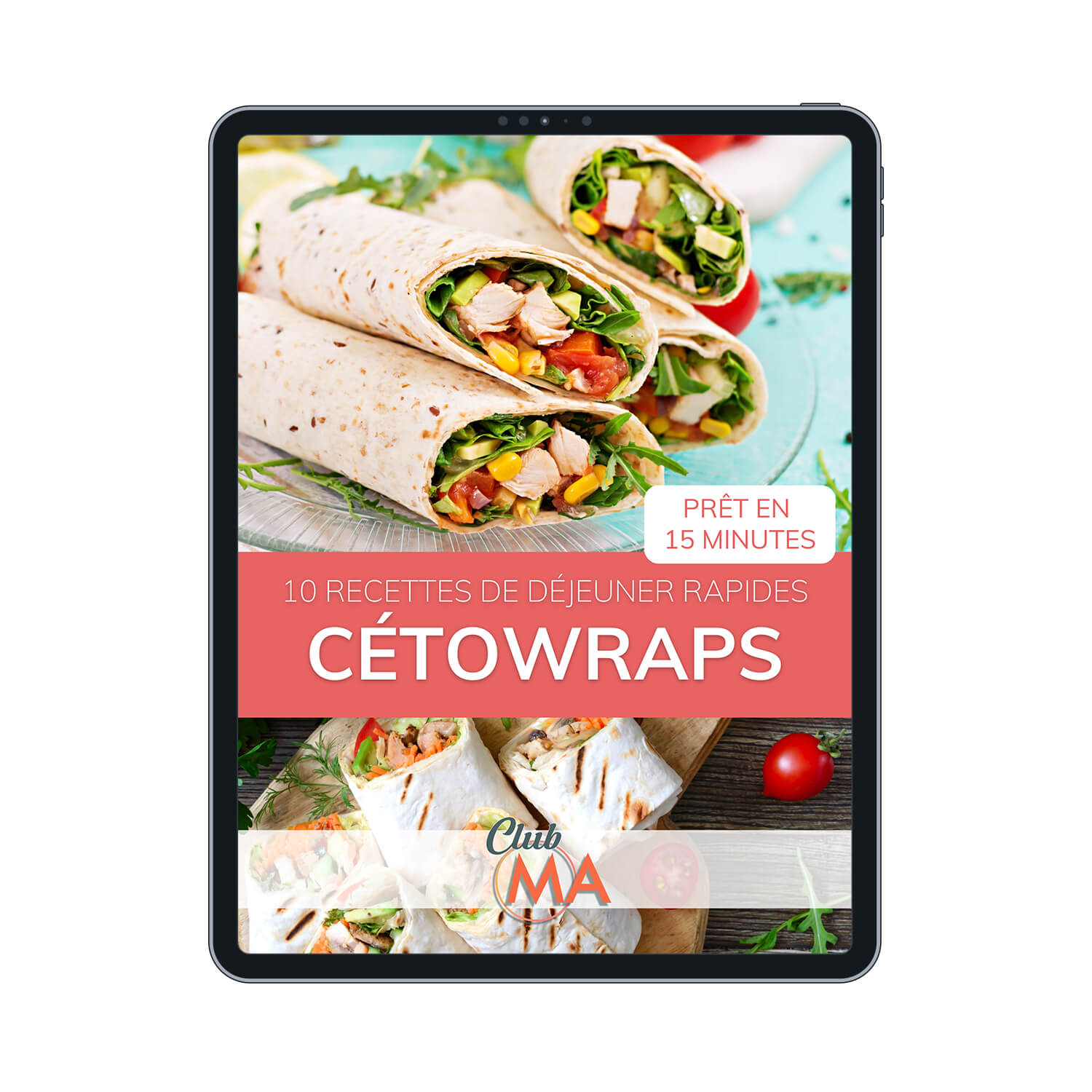 Coffret de recettes de wraps à faible teneur en glucides