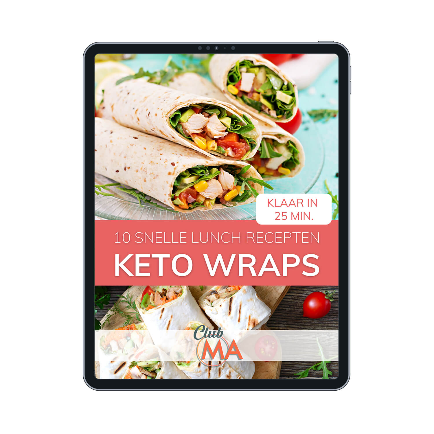 Coffret de recettes de wraps à faible teneur en glucides