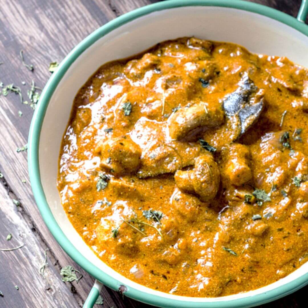 Swede curry with mushrooms | Slowcooker