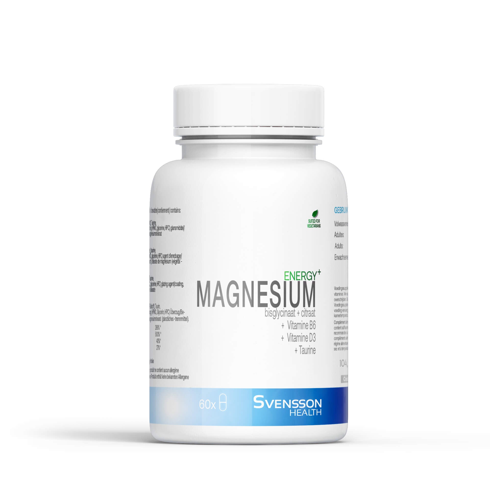 Complément alimentaire de bisglycinate de magnésium 250 mg