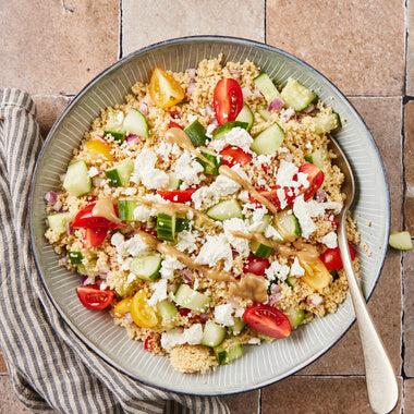 Salade de couscous saine à la feta