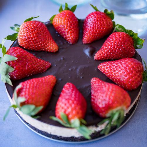 Cheesecake au beurre de cacahuète et au chocolat noir